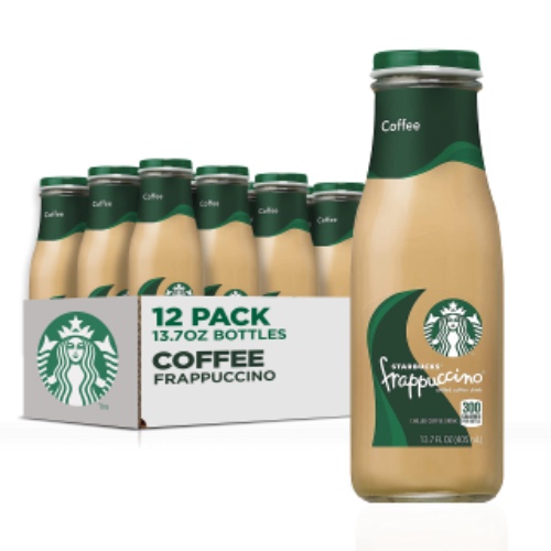 Starbucks Frappuccino Coffee Drink, Coffee, 13.7 fl oz Bottles (12 Pack) - Coffee