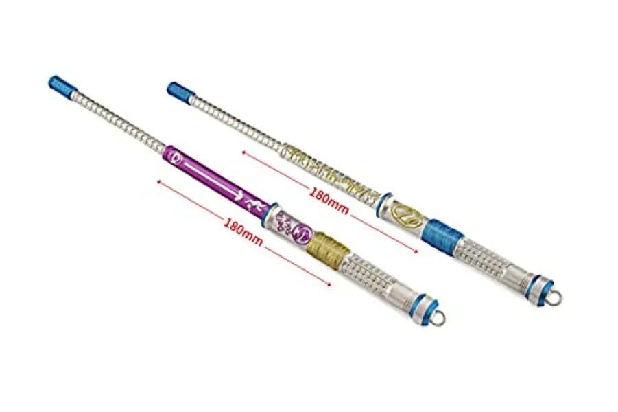 7.10" Games Heirloom Lifeline Shock Sticks Metal Model Action Figure Pendant Party Gift Backpack Gift Desk Decoration