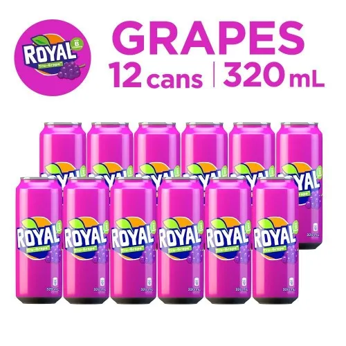 Royal Grape Soda 12 can pack