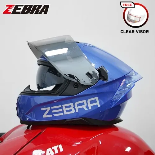 ZEBRA 2023 Motorcycle Full Face Dual Visor