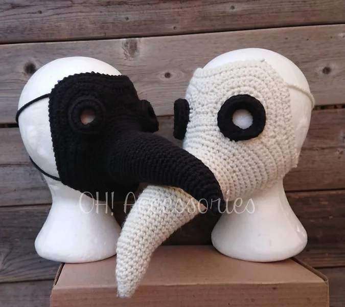OH! Plague Doctor Crochet Mask Pattern