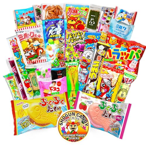 SHOGUN CANDY, Japanese Snacks & Japanese Candy Variety Pack 30 Pcs - 30 Count (Pack of 1)