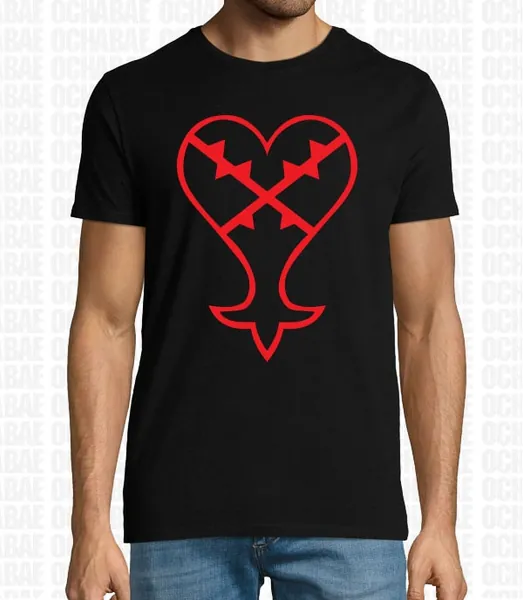 Kingdom Hearts Heartless logo Men's Tshirt