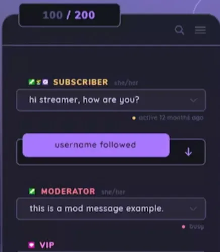 Chat widget 