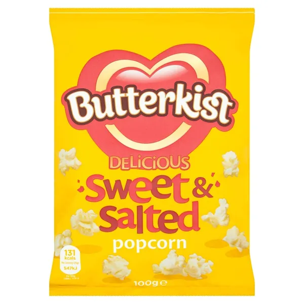 Butterkist Delicious Sweet & Salted Popcorn, 100g