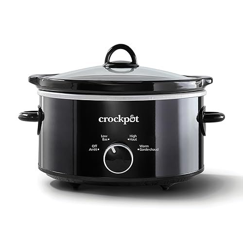 Crock-Pot 4-Quart Classic Slow Cooker, Black - 4QT