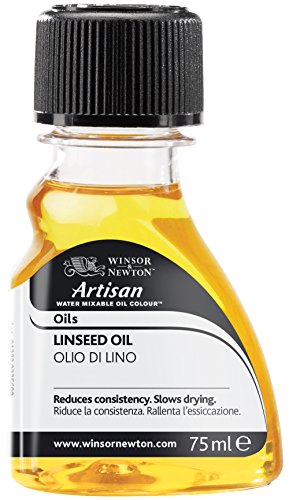 Winsor & Newton RCFAWLO75 75 ml Artisan Water Mixable Linseed Oil Medium,package may vary - 75 ml (Pack of 1) - Linseed Oil