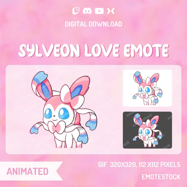 Sylveon Twitch Emote -Animated-