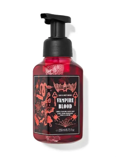 Vampire blood hand soap
