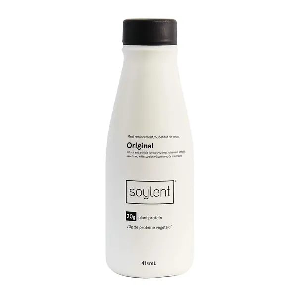 Soylent Complete Nutrition Gluten-Free Vegan Protein Meal Replacement Shake, Original, 414 Ml, 12 Pack - Original