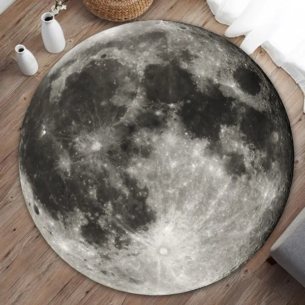 3D Patern Round Chair Mat, Anti Slip Gaming Chair Mat, Noise Canceling Office Desk Chair Mat, Office and Home Decoration,A,140cm(55inch) - 140cm(55inch) A