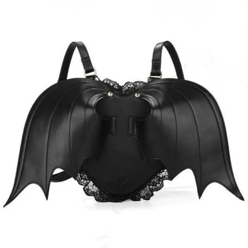 Dark Maiden Gothic Bat Wing Backpack in New Condition