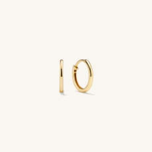 Easy 14k Yellow Gold Huggie Earrings | Mejuri