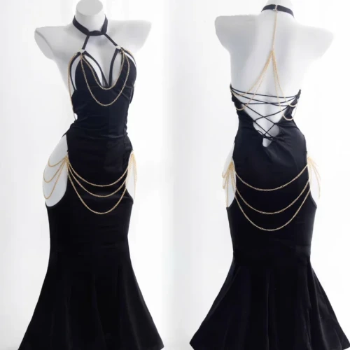 Sexy Albedo Cosplay + Gloves