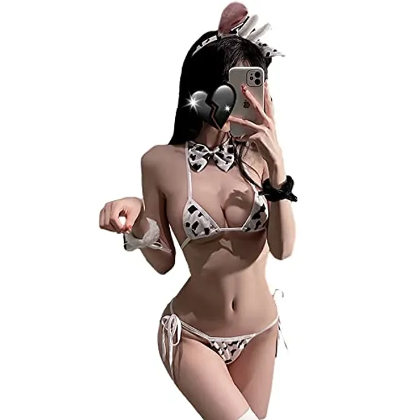 Women's Cow Cosplay Bikini