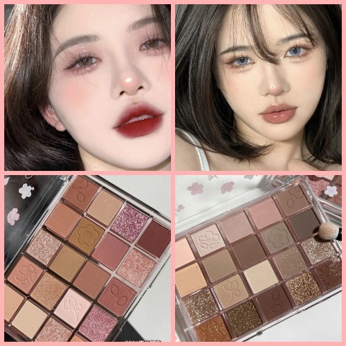 Paleta de maquillaje coreano para mujer, sombra de ojos en crema con purpurina multicromada, resistente al agua, herramientas cosméticas de ojos brillantes, Colorrose