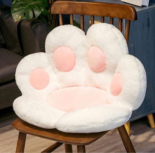 Freshdoll Cojín de asiento con forma de pata de gato perezoso sofá silla de oficina cojín cálido agradable a la piel, especialmente diseñado para la construcción de la salud : Amazon.com.mx: Hogar y Cocina