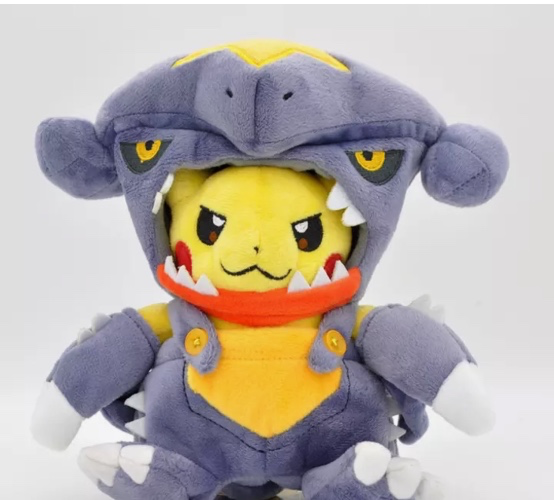 Muñeco de Peluche de Pikachu para niños, juguete de felpa de Pokémon, Eevee, Charizard, Snorlax, Garchomp, tiranitar, Hydreigon, Ampharos, Lucario