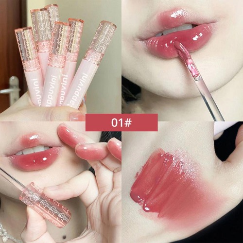 Cappuvini Bubble Lip Gloss Mirror Water Liquid Lipstick Moisturizing Lipgloss Long Lasting Sexy Lip Tint Makeup Korean Cosmetics