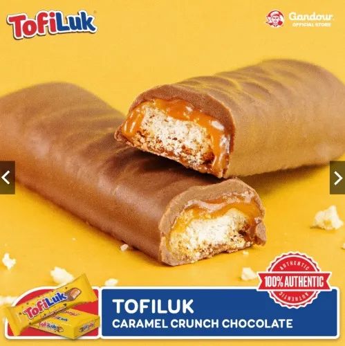 Tofiluk Caramel Crunch Chocolate Bar