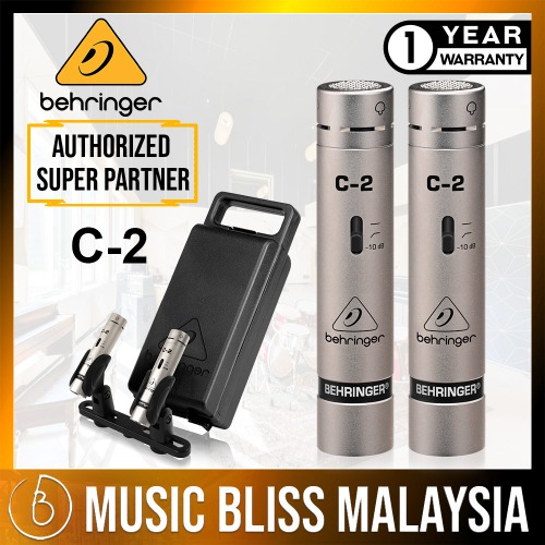 Behringer C-2 Small-diaphragm Cardioid Condenser Microphones - Pair | Default Title
