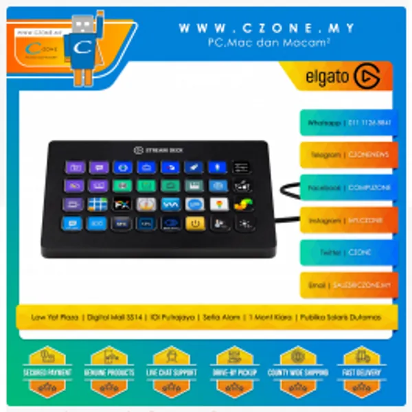 Elgato Stream Deck XL Live Content Creation Controller (32-keys)