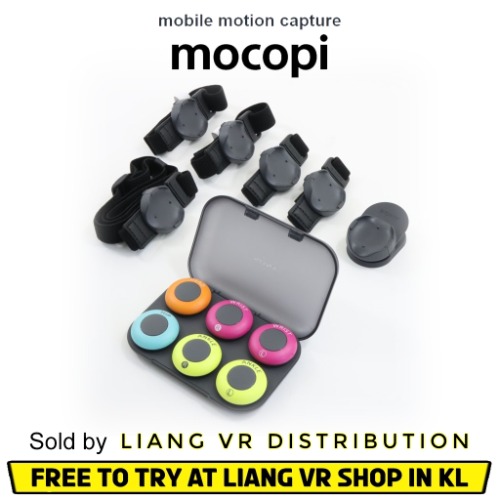 Mobile Motion Capture Mocopi QM-SS1 VTuber VR Metaverse Sensor Full Body Tracking