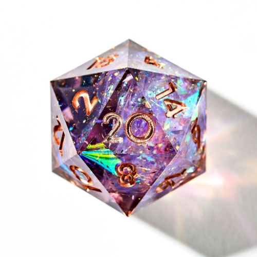 Lilac Song 7-Piece Polyhedral Dice Set | Dispel Dice