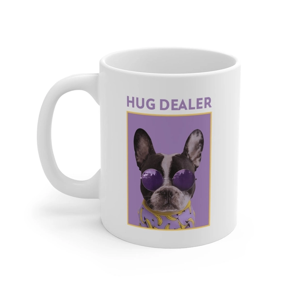 Pug Hug Dealer Mug - 11oz