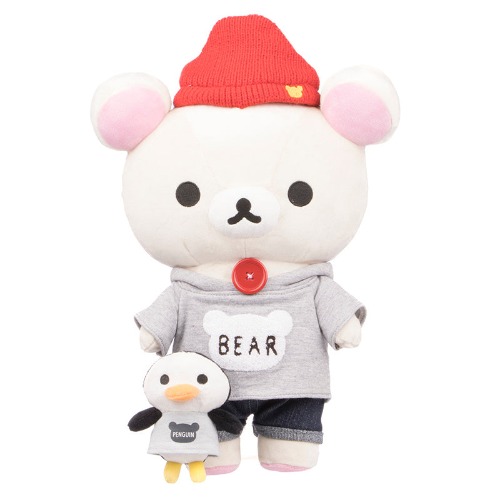 Korilakkuma Bear Hoodie Plush | Default Title