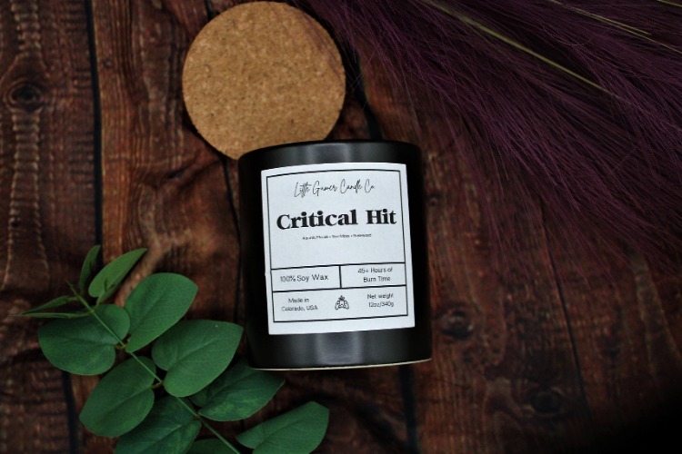 Critical Hit Scented Soy Wax Candle