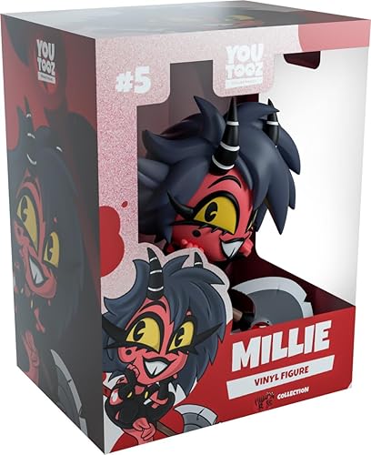 Youtooz Helluva Boss Millie 4.7", Millie Vinyl Figure, Collectible Millie from Helluva Boss Helluva Boss Collection