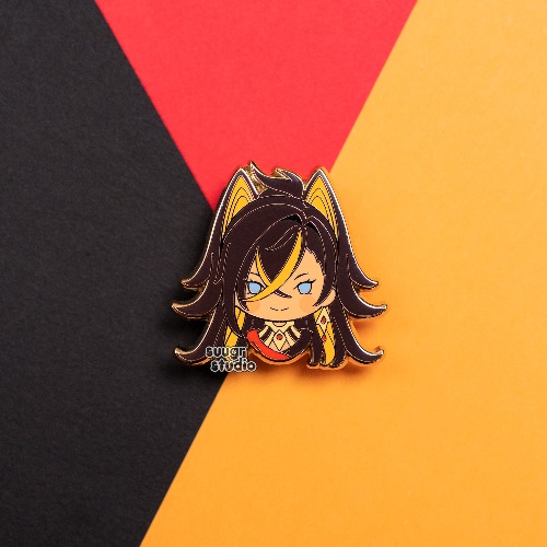 Genshin Impact Sumeru Dehya & Candce Hard Enamel Pin - Dehya / [A Grade] / Locking Clasps