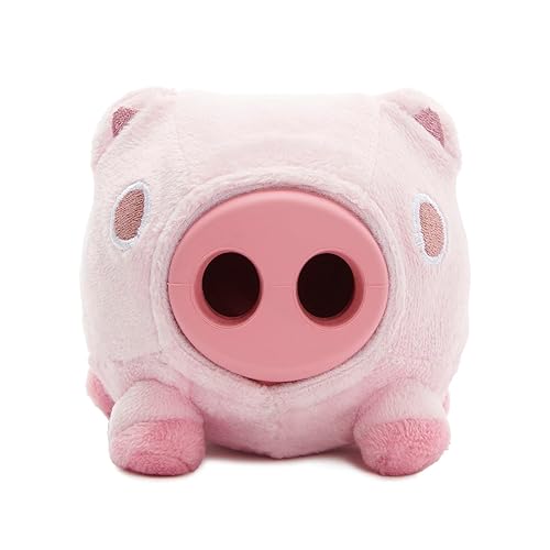 Barkbox Hambone Super Chewer Tough Dog Chew Toy for Aggressive Chewers, Plush Cover with Rubber Core - 2 Toys in 1 – Two Layer Treat Dispensing Dog Toy for Large Dogs - M/L - Hambone Super Chewer