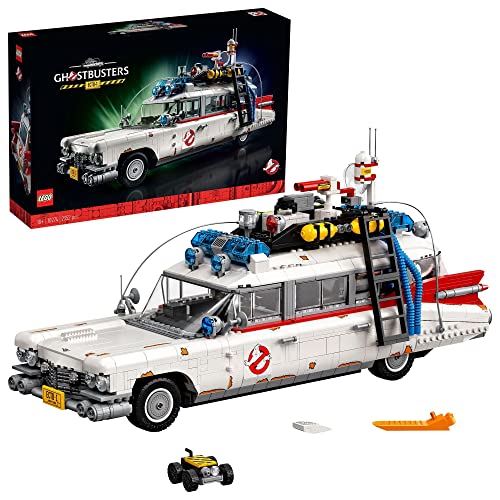 LEGO Icons Ghostbusters ECTO-1 Car Kit, Large Set for Adults, Gift Idea for Men, Women, Her, Him, Collectable Model for Display, Nostalgic Home Décor 10274 - Standard packaging - Single