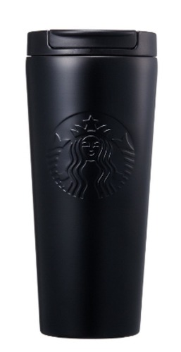 海外限定 Starbucks Etched tumbler 473ml スターバックス エッチング TOGOロゴステンレスタンブラー＊海外直配送＊ (ブラック) - ブラック