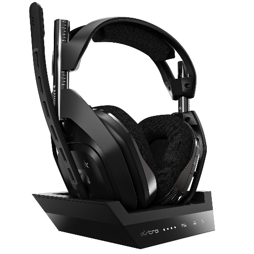 ASTRO Gaming A50 Wireless + Base Station for PlayStation 4 and PC - Black/Silver (2019 version)