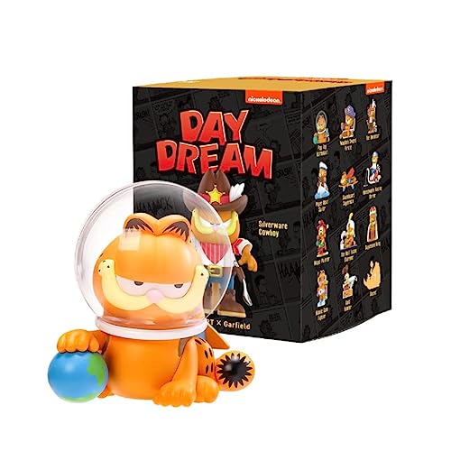 pop mart Garfield Dream Series-1PC Blind Box Toy Box Bulk Popular Collectible Random Art Toy Hot Toys Cute Figure Creative Gift, for Christmas Birthday Party Holiday - 1PC - Daydream