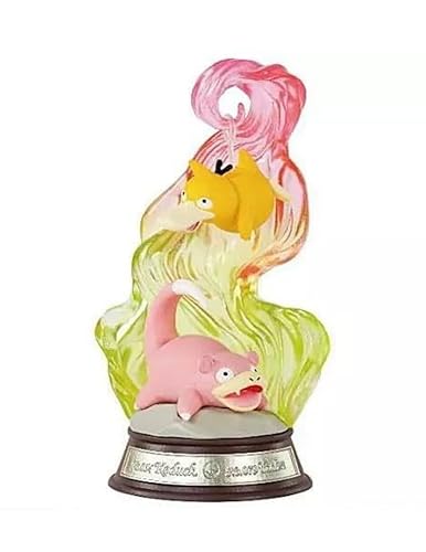 Re-Ment Pokemon Swing Vignette Decorative Miniature Figure (Slowpoke & Psyduck) - Slowpoke & Psyduck