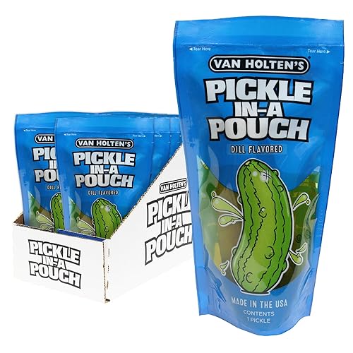 Van Holten's Pickles - Jumbo Dill Pickle-In-A-Pouch - 12 Pack