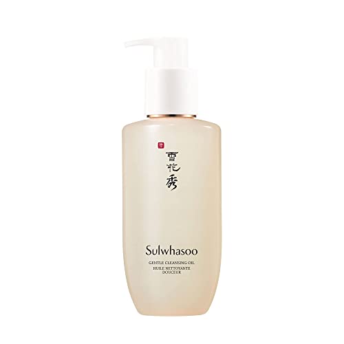 Sulwhasoo Gentle Cleansing Oil: Silky Hydrating Texture to Melt Away Waterproof Makeup & SPF - 6.76 Fl Oz (Pack of 1)