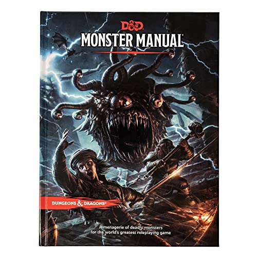 D&D Monster Manual (Dungeons & Dragons Core Rulebook) - Physical Book
