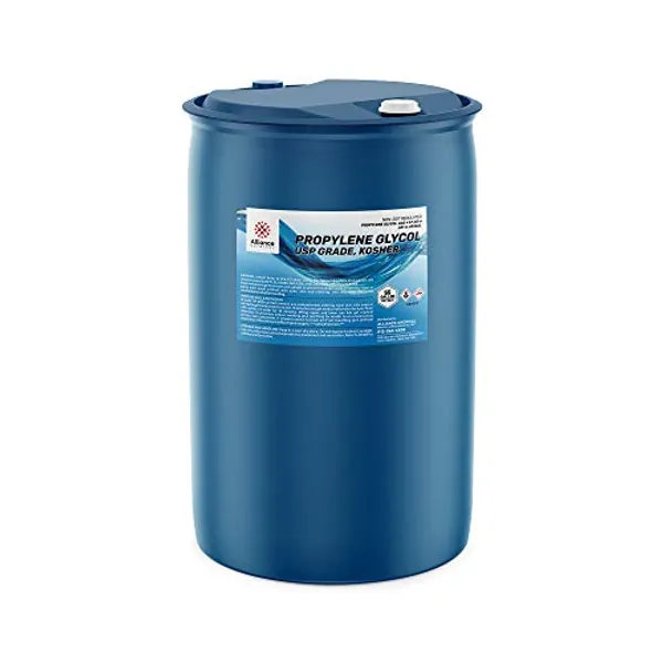 Propylene Glycol - USP Grade - Certified Food and Pharmaceutical Grade - 55 Gallon Drum - Premium Humectant, Fog Machine Fluid, Humidors & Antifreeze Solutions - 100% Pure, Alcohol-Free - 55 Gallons