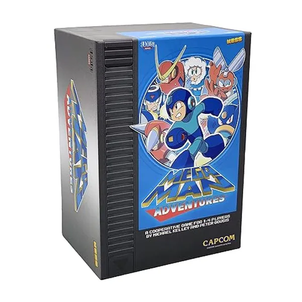 Mega Man - Adventure Board Game by KESS for Players 1-4, Indoor Fun, Ages 14 and Up, Action Themed Game for Adults and Teens, Average Playtime 45 Mins, Cooperative Strategy Board Games