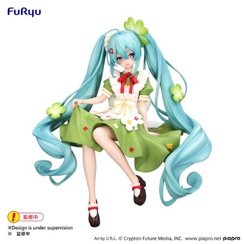 Hatsune Miku Noodle Stopper Figure -Flower Fairy Clover-