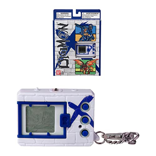 Digimon Digivice 20 Aniversario X - Color Blanco y Azul