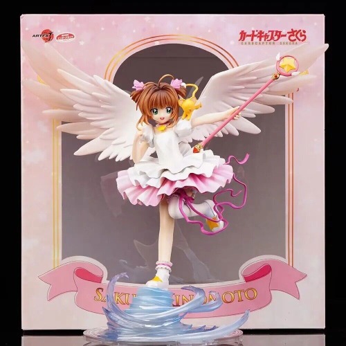Anime Card Captor Sakura Figure Cute Sakura PVC Statue Model New In Box 28cm