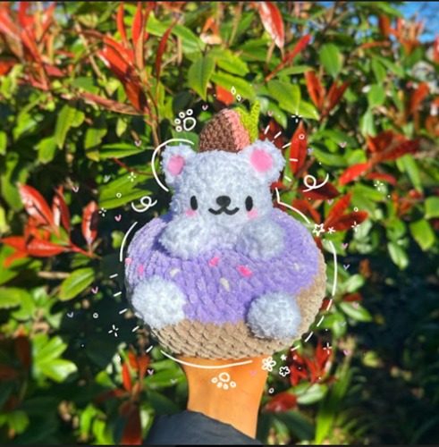 bonnie bear in a donut - miu miu ✿'s Ko-fi Shop