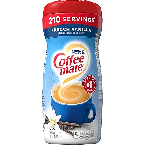 Nestle Coffee Mate French Vanilla Powdered Coffee Creamer 6 Pack (15 Oz) - French Vanilla