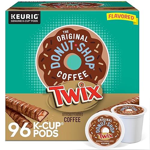 The Original Donut Shop TWIX Coffee, Keurig Single Serve K-Cup Pods, 96 Count - Twix - 1 Count (Pack of 96)